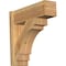 Ekena Millwork Merced Block Rough Sawn Outlooker, Western Red Cedar, 8"W x 24"D x 24"H OUT08X24X24MRC05RWR - alternate 1